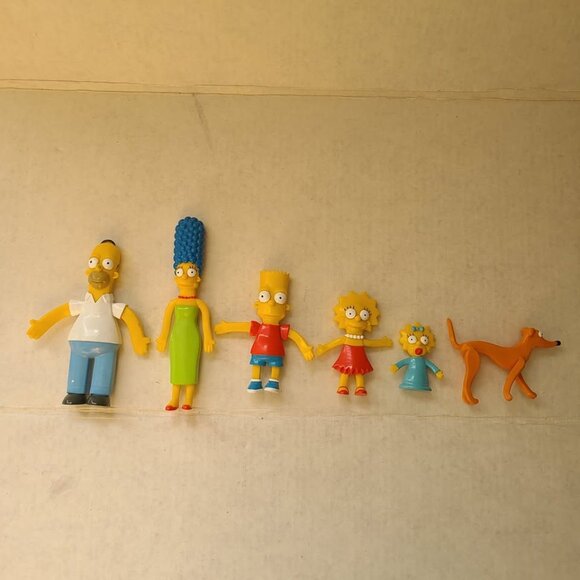 The Simpsons Family Elastic Figures Set (Set Of 5 Figurines) - Picture 1 of 8